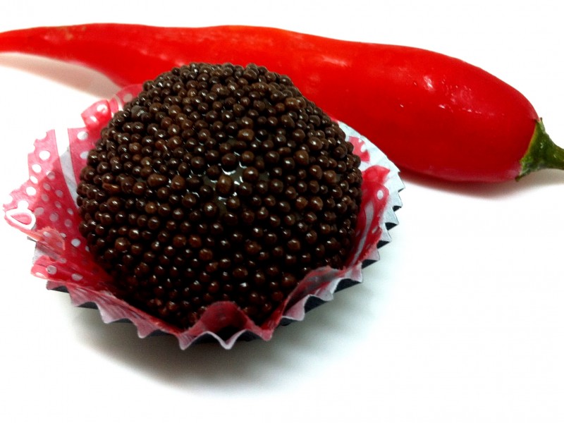 Brigadeiro com pimenta Malagueta em Pó Multi Gosto